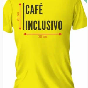 Camiseta - Projeto Café Inclusivo